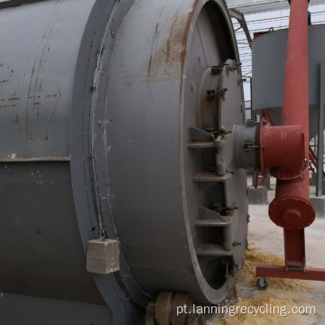 Máquina de reciclagem de borracha de resíduos de pneus de pirólise